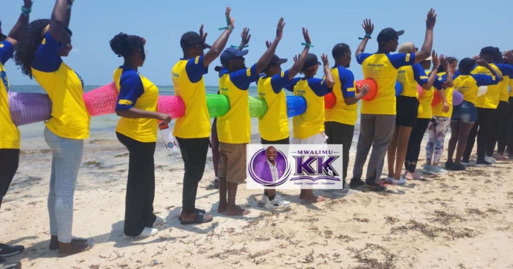 Beach Team Building in Kenya